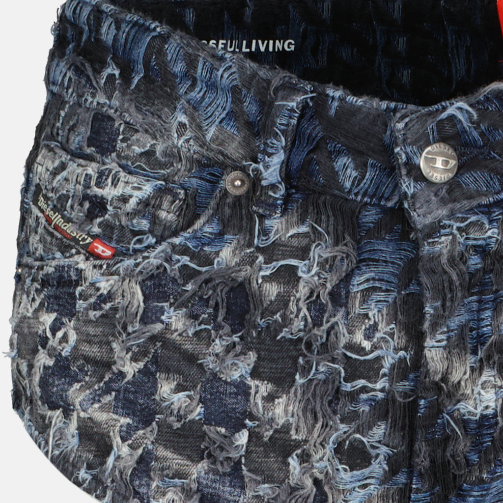 Image de l'article Short De-Jizz-Fsh2 en denim de la marque Diesel pour Femme - Saison Automne-Hiver 2025 - Vue détaillée_2