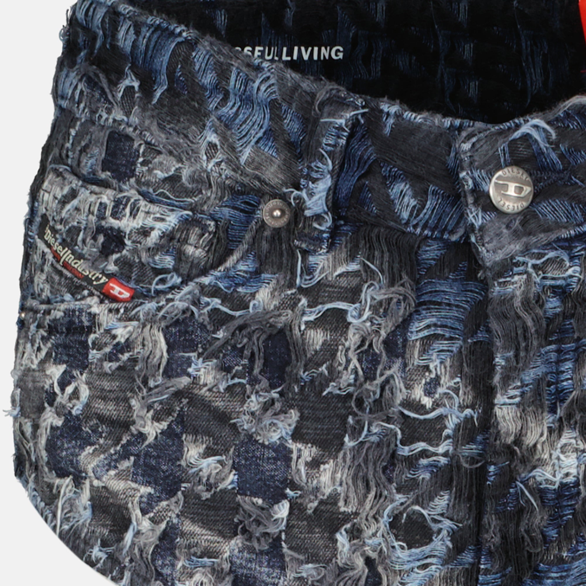 Image de l'article Short De-Jizz-Fsh2 en denim de la marque Diesel pour Femme - Saison Automne-Hiver 2025 - Vue détaillée_2