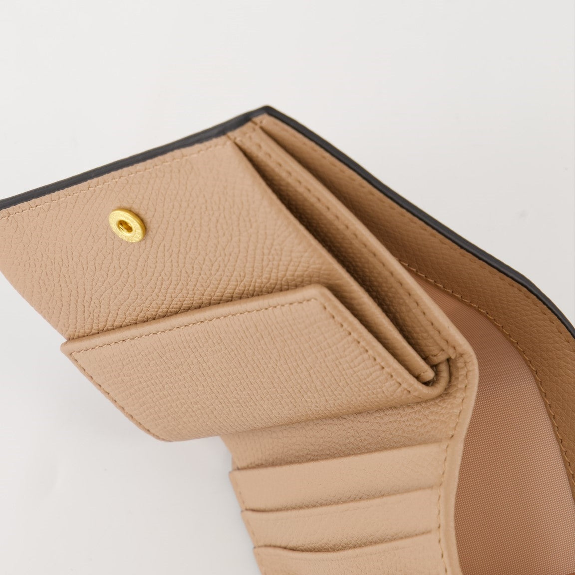 Petite maroquinerie Portefeuille VLogo Signature Valentino Garavani Beige Femme