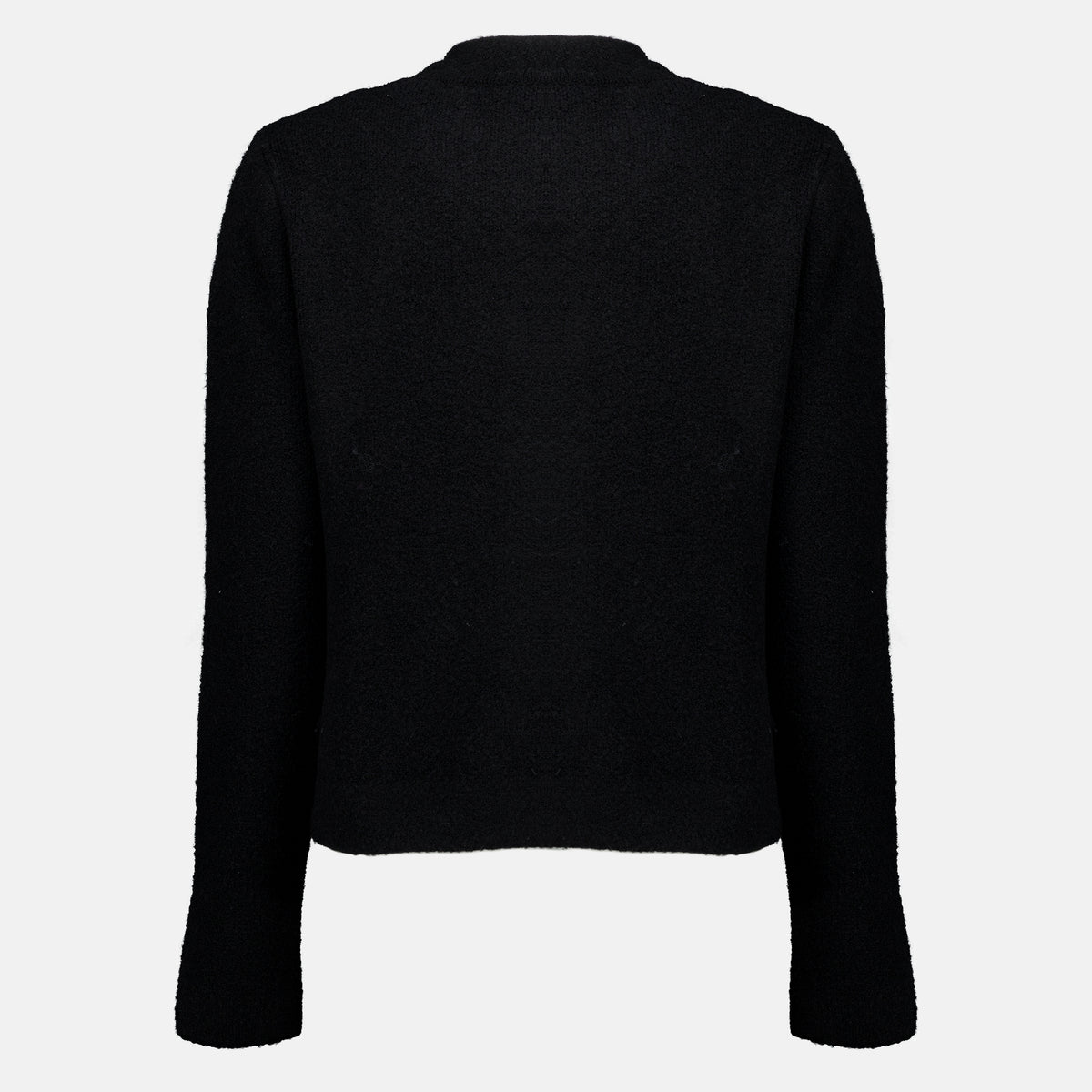 Vestes Schwarzer Bi-Material Cardigan Moncler Noir Femme