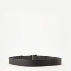 Imagen del cinturón reversible negro FF Squared de Fendi para hombre - Temporada Otoño-Invierno 2025 - Vista Trasera