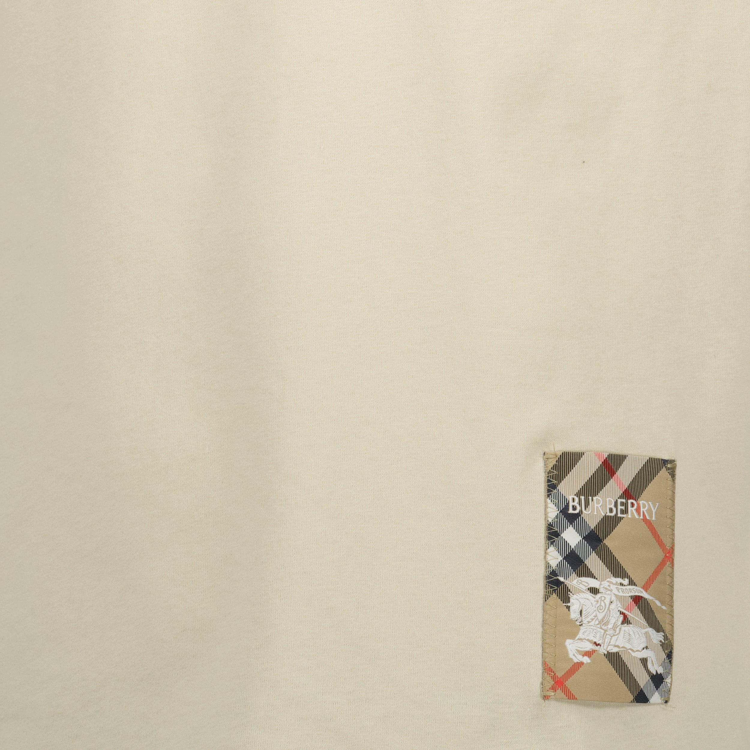 T-shirts T-shirt Cavalier Burberry Beige Homme