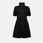 Kleider Reißverschlusskleid Moncler Schwarz Femme