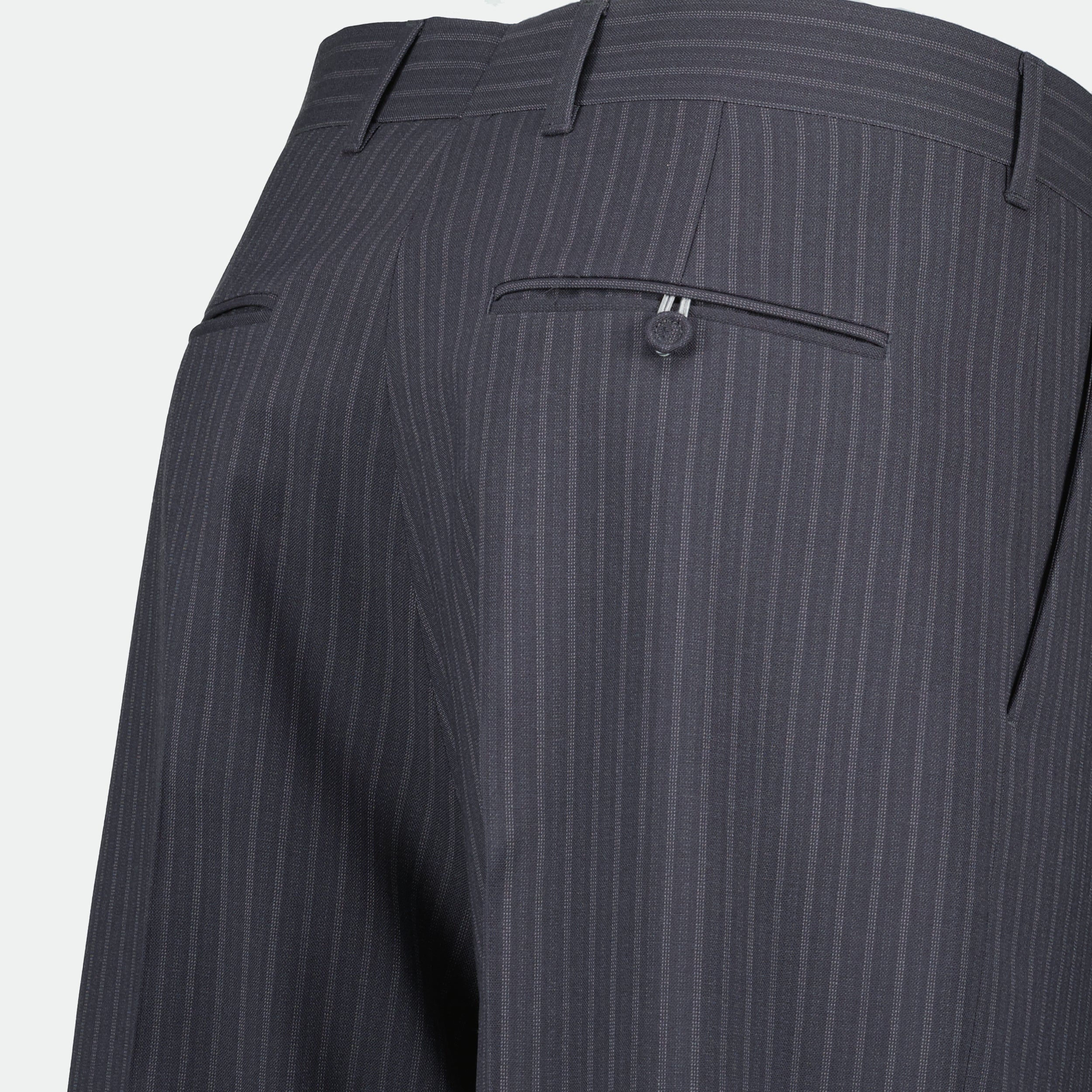 パンツ ストライプパンツ Dior グレー Homme