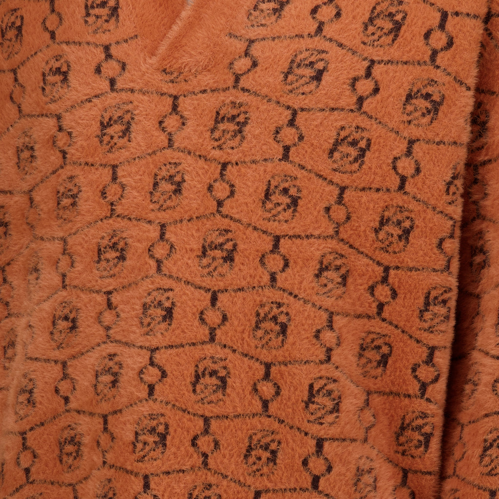 Maille Polo Monogramma in Lana Marrone Drole De Monsieur Marron Homme