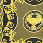 Écharpes, foulards et gants Foulard La Coupe des Dieux Versace Noir Femme