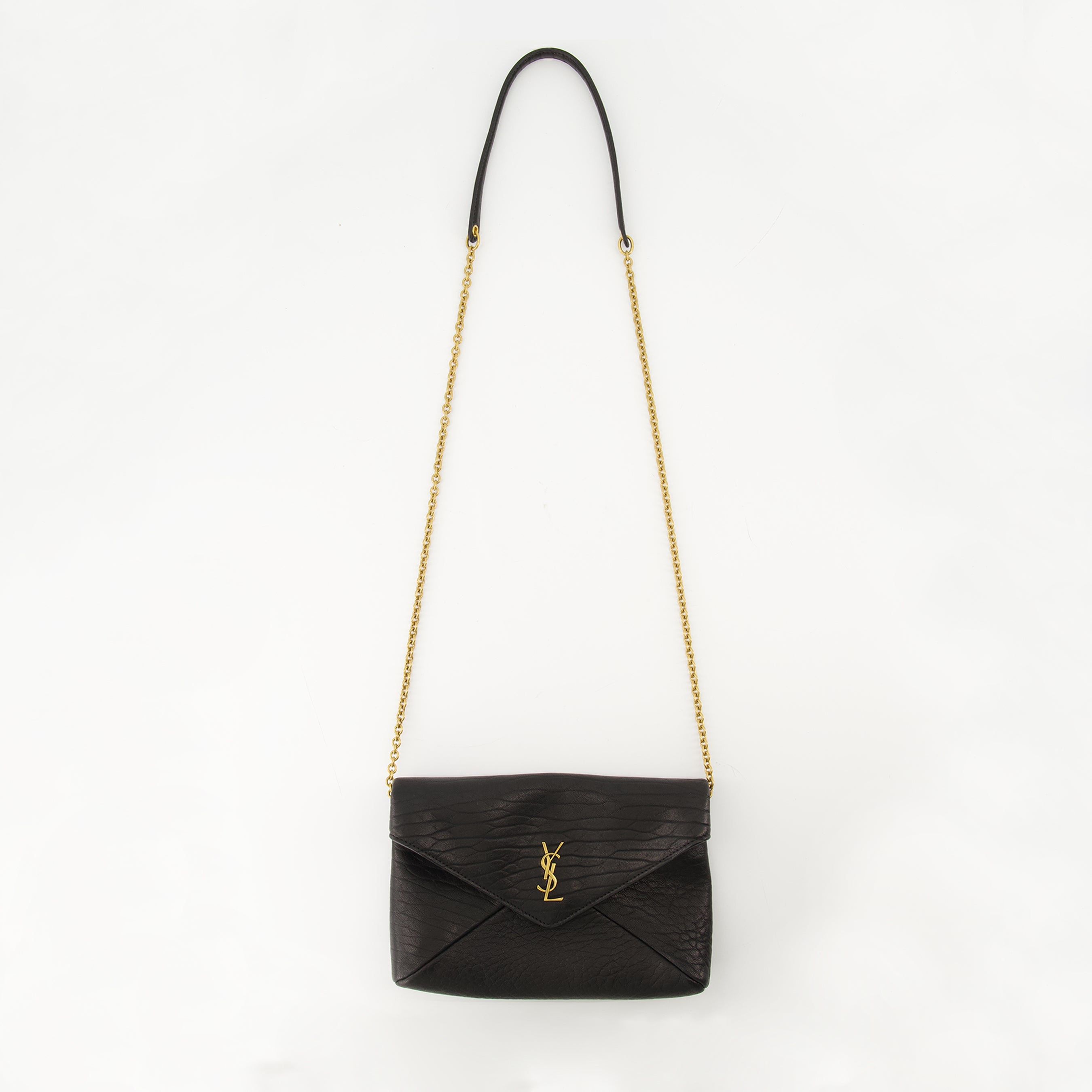 Sacs à main et épaule Cassandre Chain Pouch Saint Laurent Noir Femme