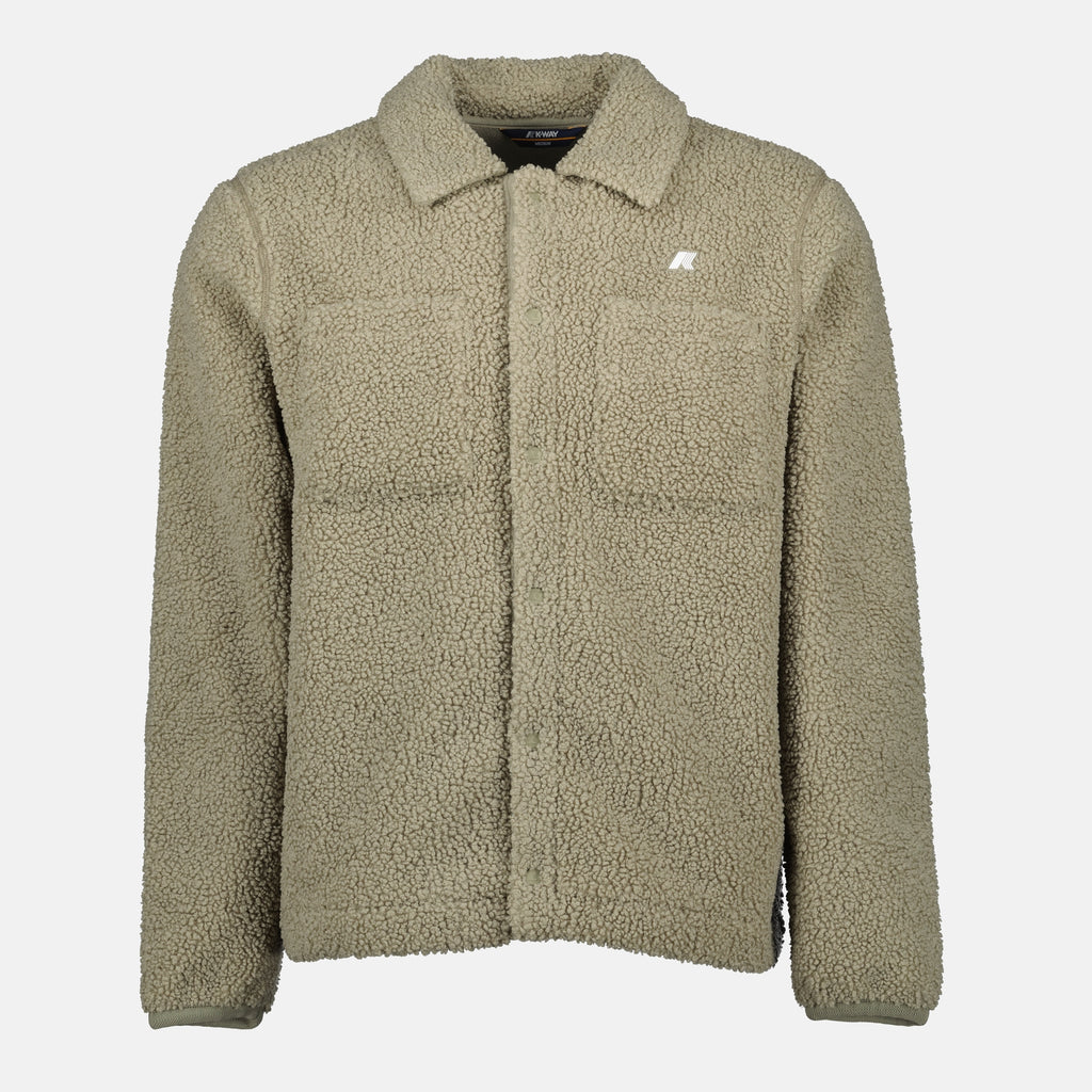 K-Wayブランドのメンズ用キャメロンシェルパジャケットの画像 - 2025年秋冬シーズン - 前面ビュー