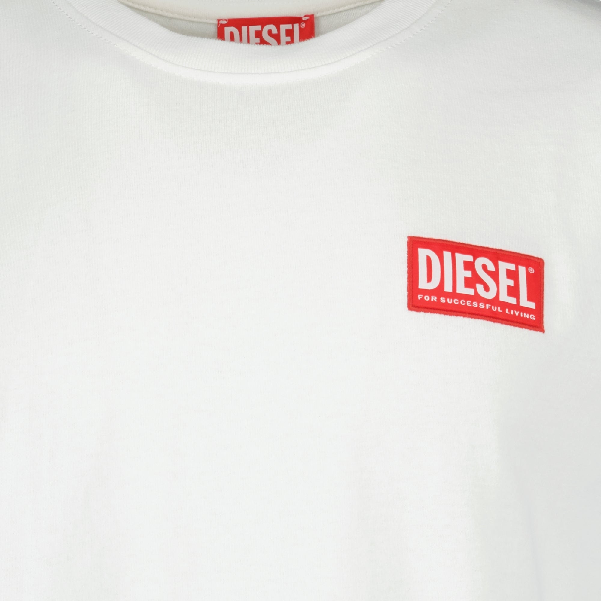 T-shirt T-shirt T-box lab Diesel Bianco Homme