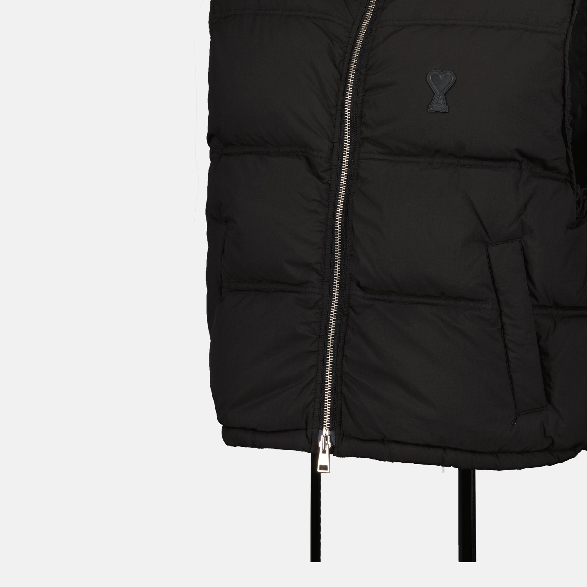 Vestes Doudoune sans manches AMI de Coeur Ami PARIS Noir Homme