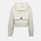 Chaquetas Sudadera de Algodón con Cremallera Moncler Grenoble Gris Femme