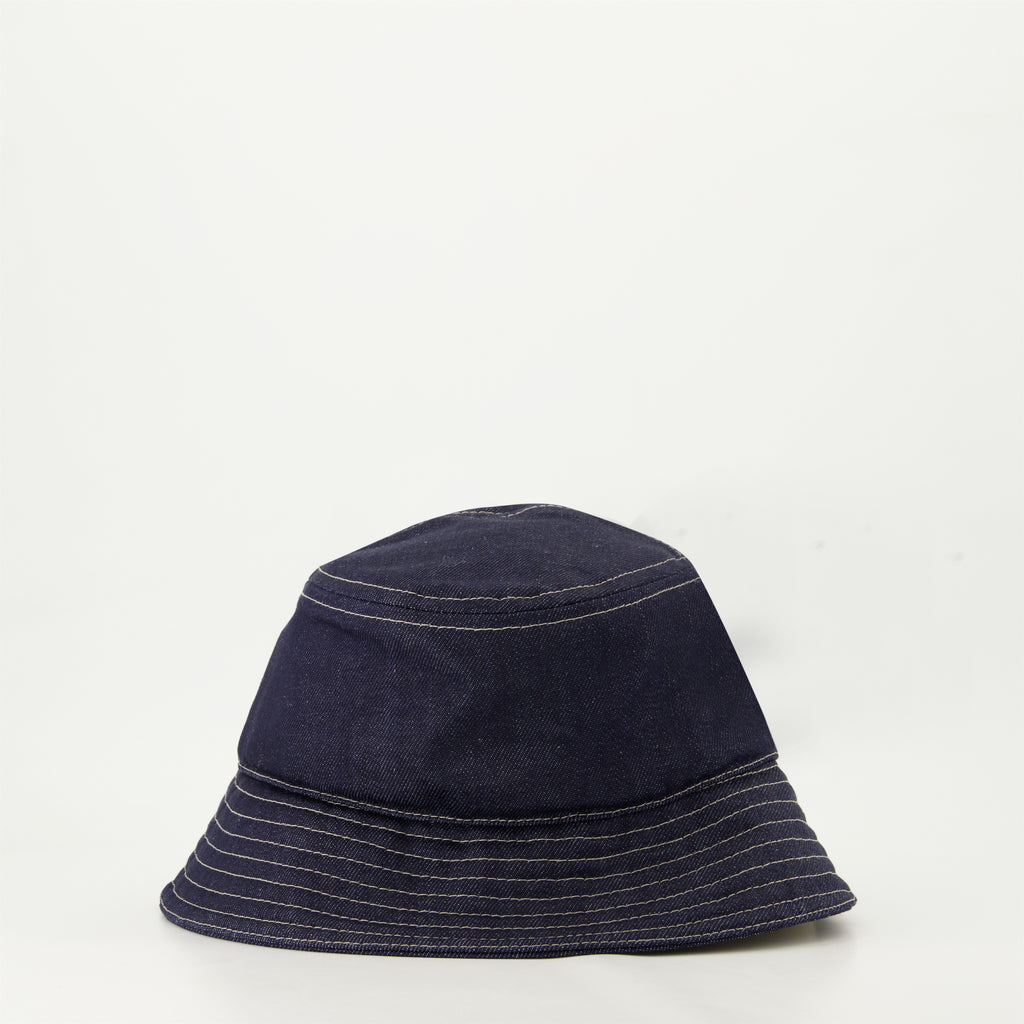 Chapeaux, casquettes et bonnets Bob FF en jean Fendi Bleu foncé Homme
