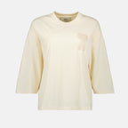 T-shirts T-shirt patch Ami Paris Ami PARIS Beige Femme