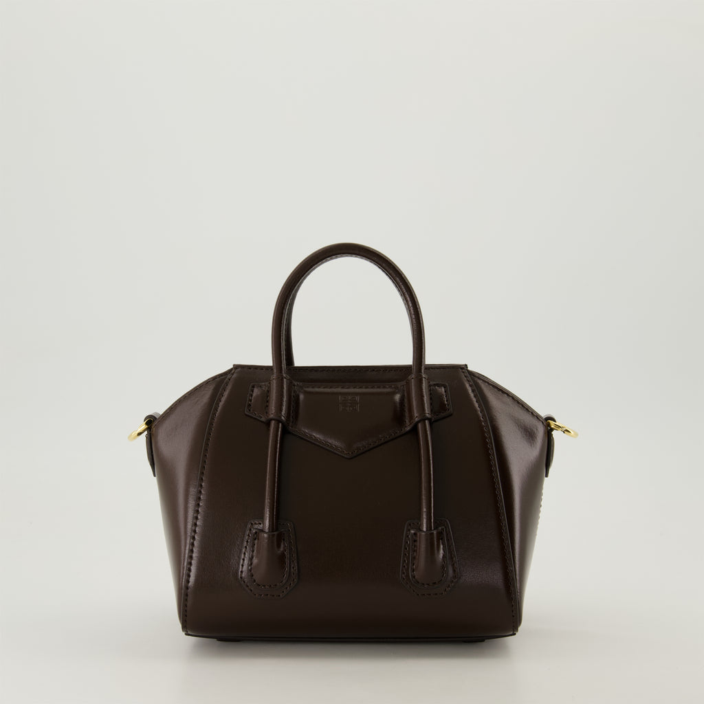 Sacs à main et épaule Sac Antigona Toy Givenchy Marron Femme