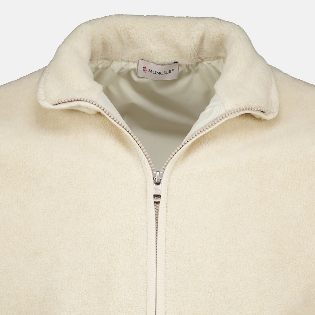 Vestes 베이지 지퍼 재킷 Moncler Beige Homme