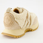 Sneaker Baskets Pacey Moncler Beige Femme