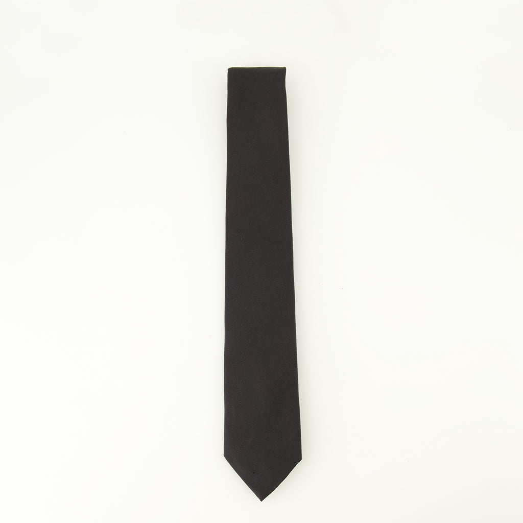 Écharpes, foulards et gants 검은색 실크 CD 아이콘 타이 Dior Noir Homme