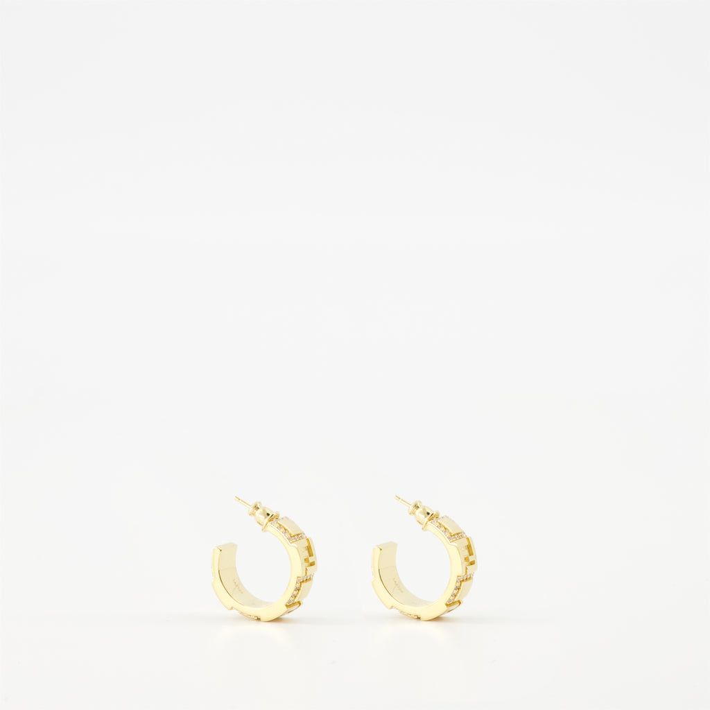 Jewelry Forever Earrings Fendi Gold Femme