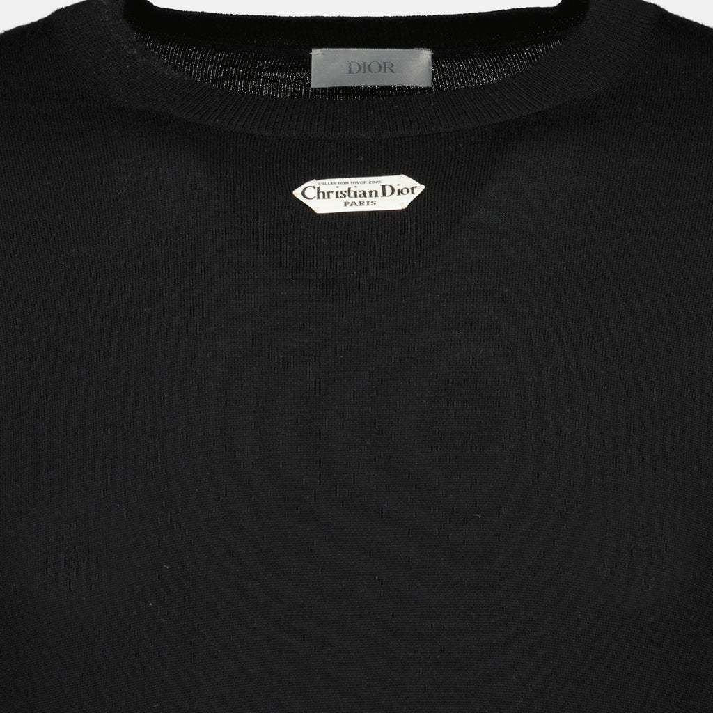 Immagine dell'articolo Maglione con etichetta nera del marchio Dior per Uomo - Stagione Autunno-Inverno 2025 - Vista Dettagliata 2
