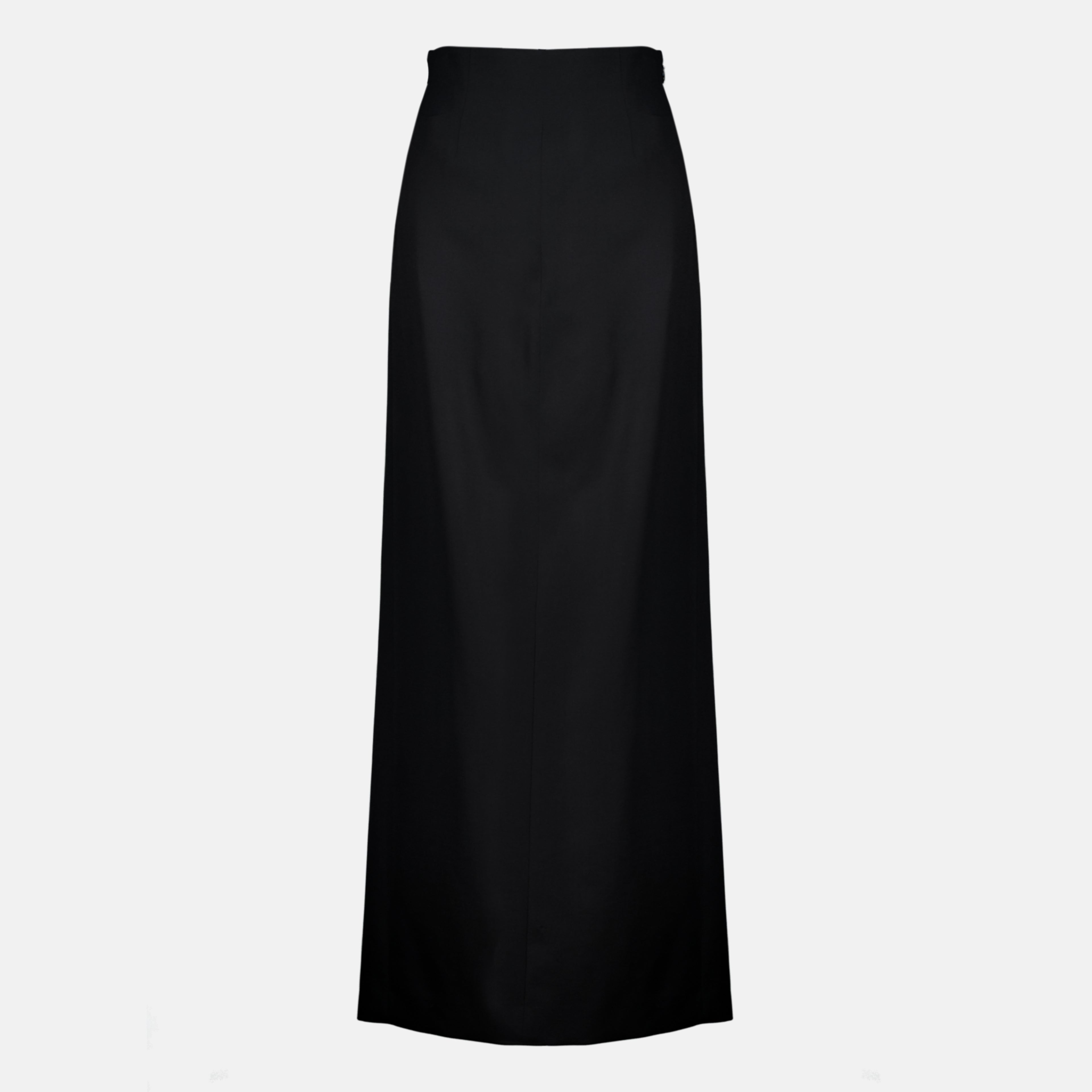 Jupes Long Black Wool Skirt Maison Margiela Noir Femme