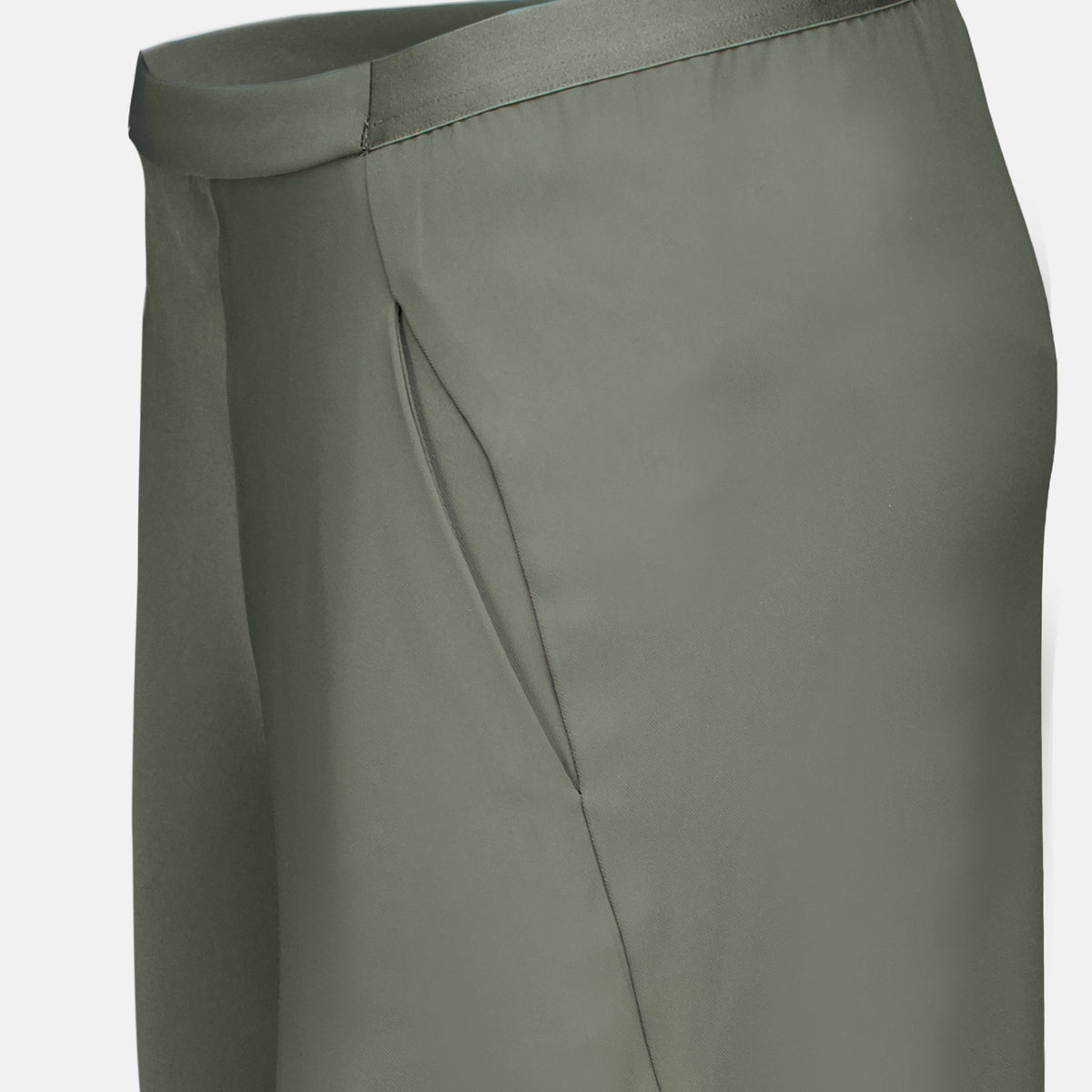 Pantalons Khaki Crepe Pants Christopher Esber Vert Femme