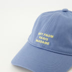 Bild der blauen Slogan-Cap der Marke Drole De Monsieur für Männer - Frühjahr-Sommer 2026 - Detaillierte Ansicht_3