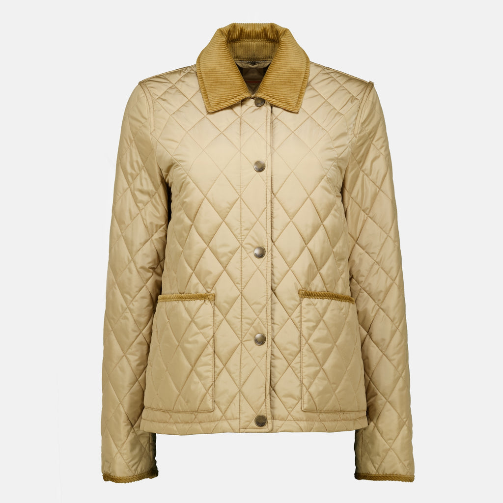 Vestes 베이지 나일론 패딩 재킷 Burberry Beige Femme
