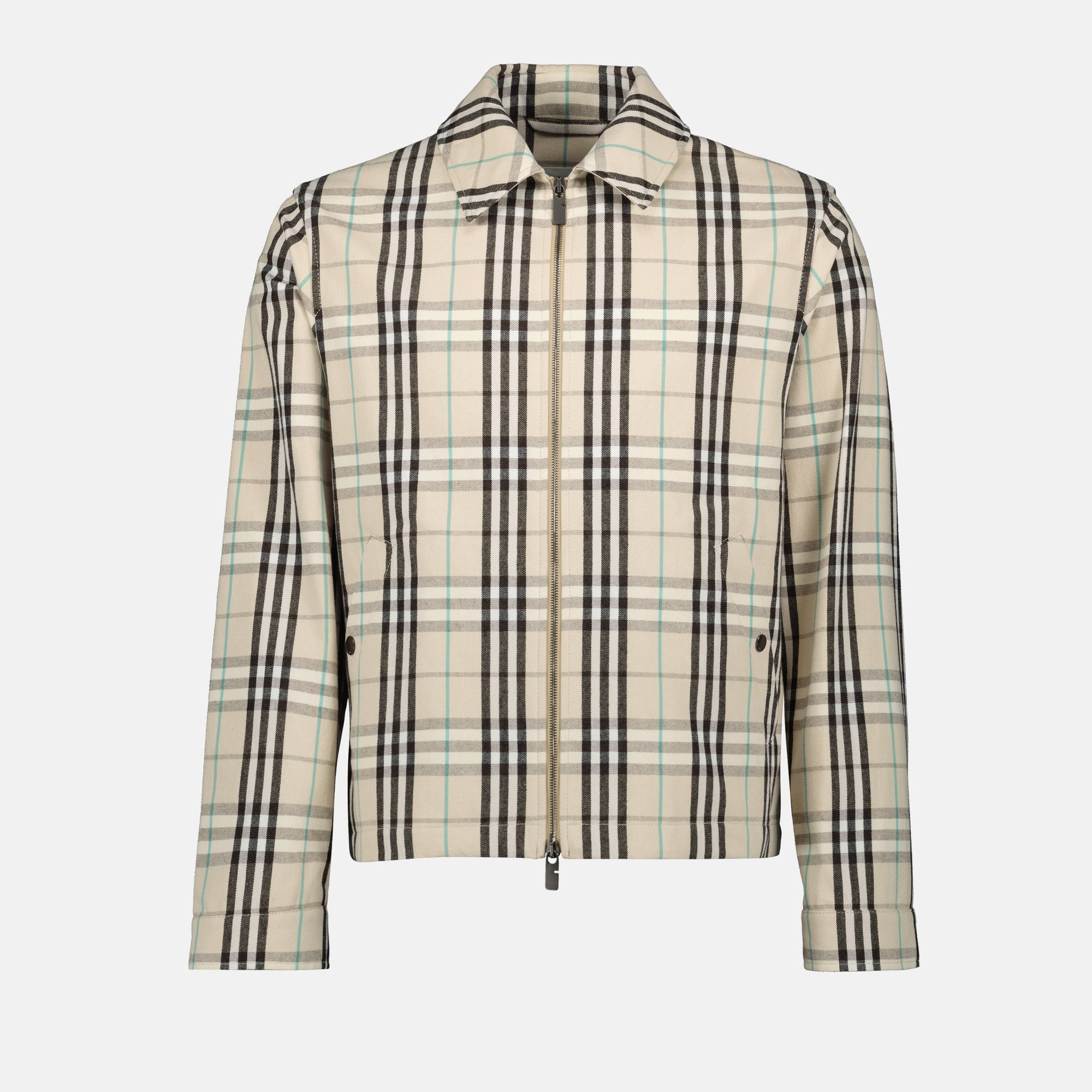 Jacken Gepunktete Harrington-Jacke Burberry Beige Homme