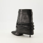 Imagen de las botas tobilleras Shark Lock de Givenchy para mujer - Temporada Otoño-Invierno 2025 - Vista tres cuartos posterior derecha