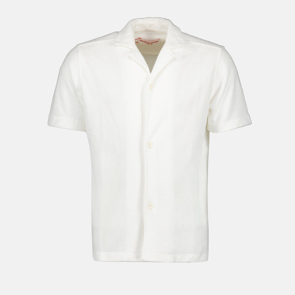 Chemises Chemise Howell Orlebar Brown Blanc Homme