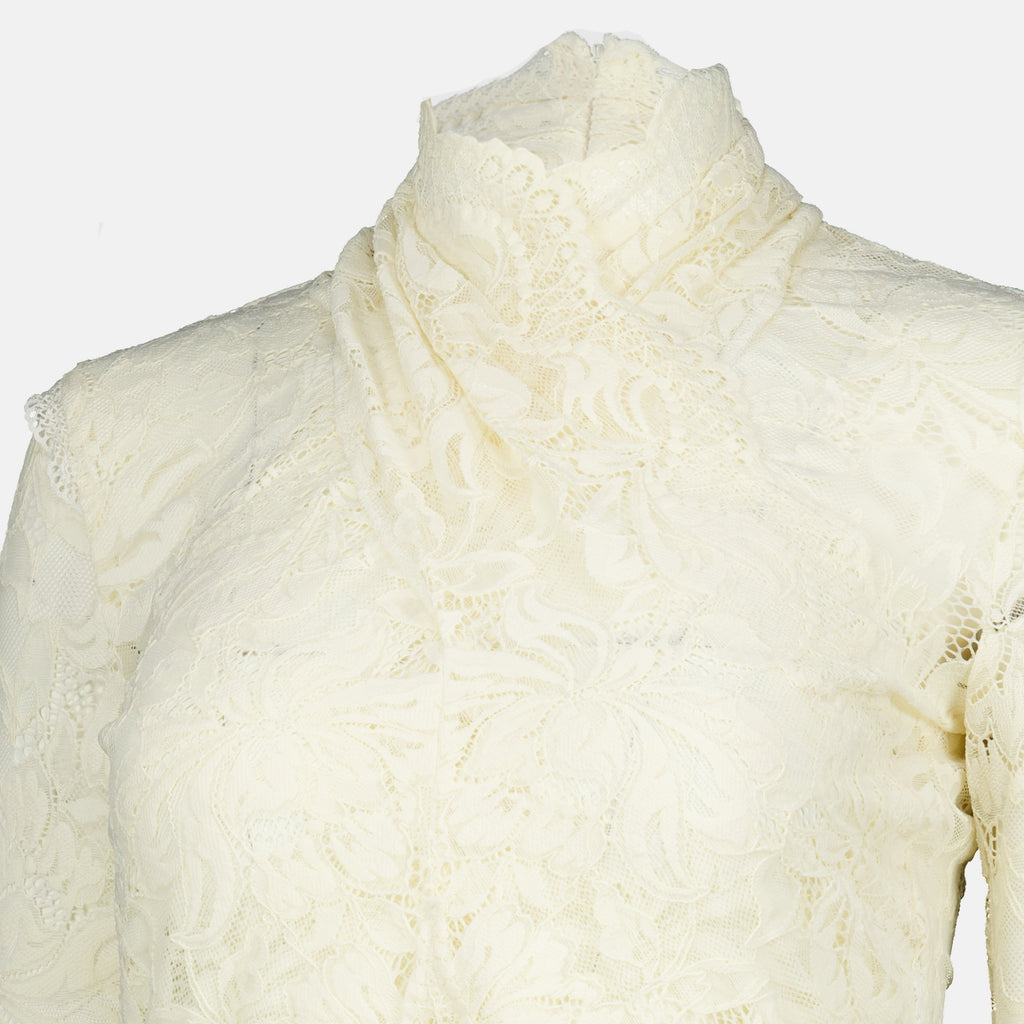 Tops Top en dentelle beige Rabanne Beige Femme