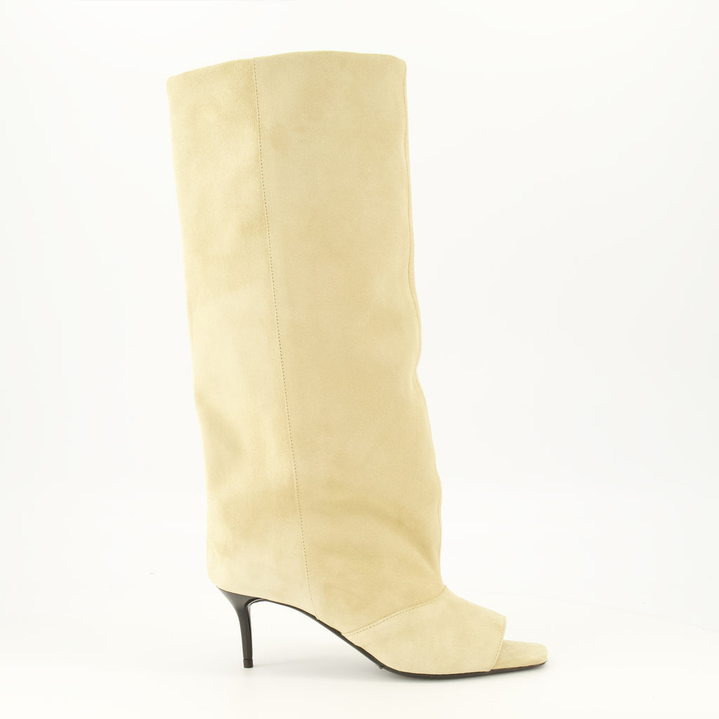Bottes Bottes en suède beige Iro Beige Femme