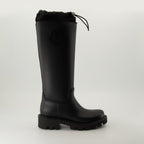 Bottes Bottes Kickstream de pluie Moncler Noir Femme