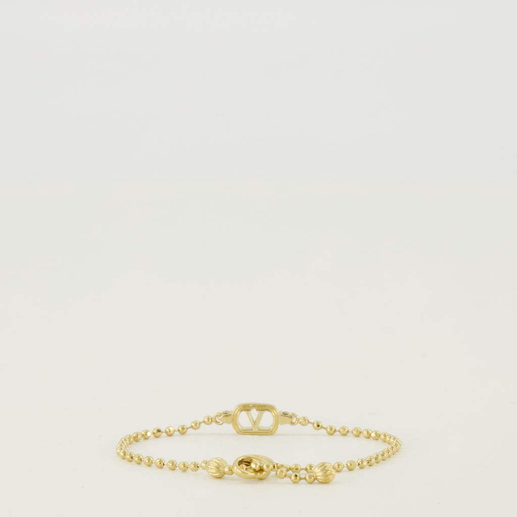 Bijoux Bracciale Ovalette in Metallo e Cristalli Swarovski® Oro Valentino Garavani Doré Femme