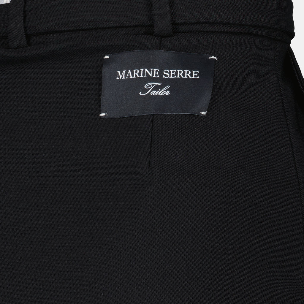 Shorts Gonna Mini Nera-Corta Marine Serre Noir Femme