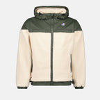 Vestes Veste Le vrai 3.0 Eiffel Orsetto K-Way Kaki Unisexe