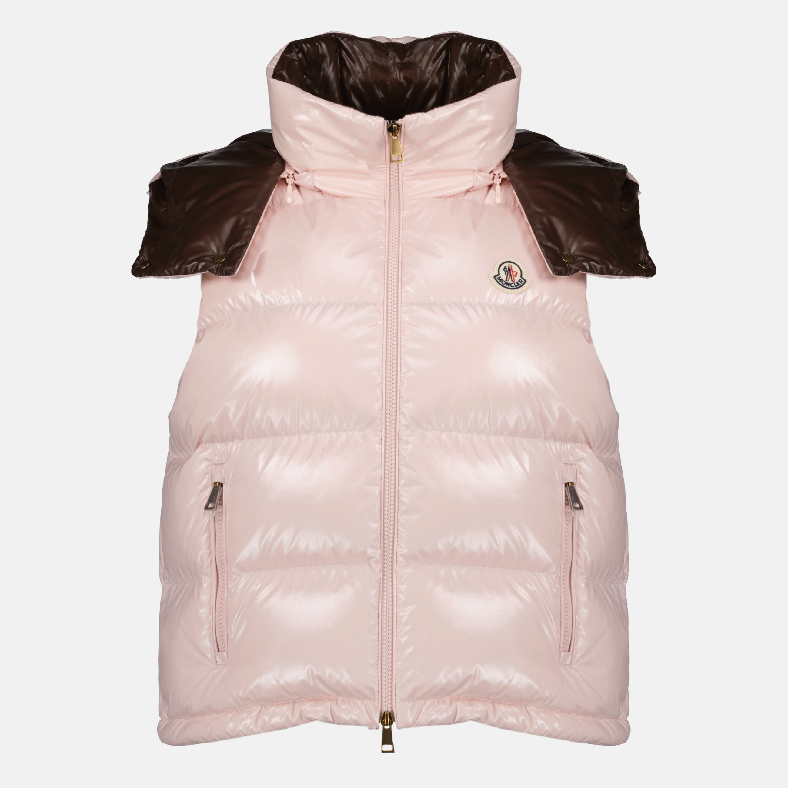 Vestes Chaqueta acolchada sin mangas Niverolle rosa Moncler Rose Femme