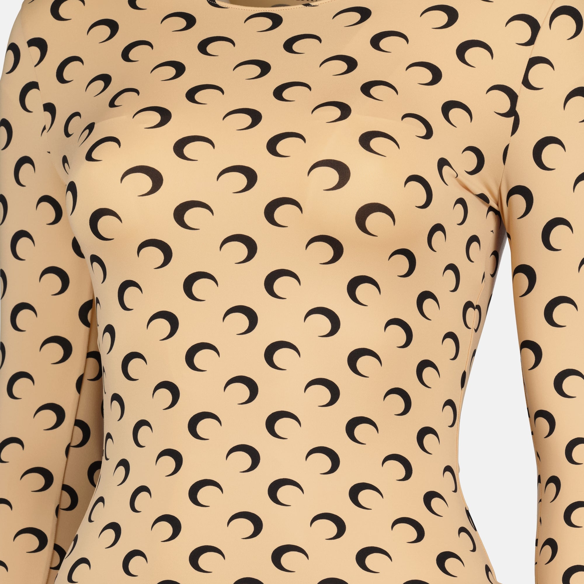 Imagen del artículo Top Jersey Moon de la marca Marine Serre para Mujer - Temporada Otoño-Invierno 2025 - Vista Detallada_3