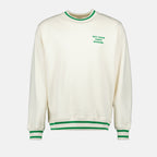 Knitwear Slogan Sweatshirt Drole De Monsieur White Homme