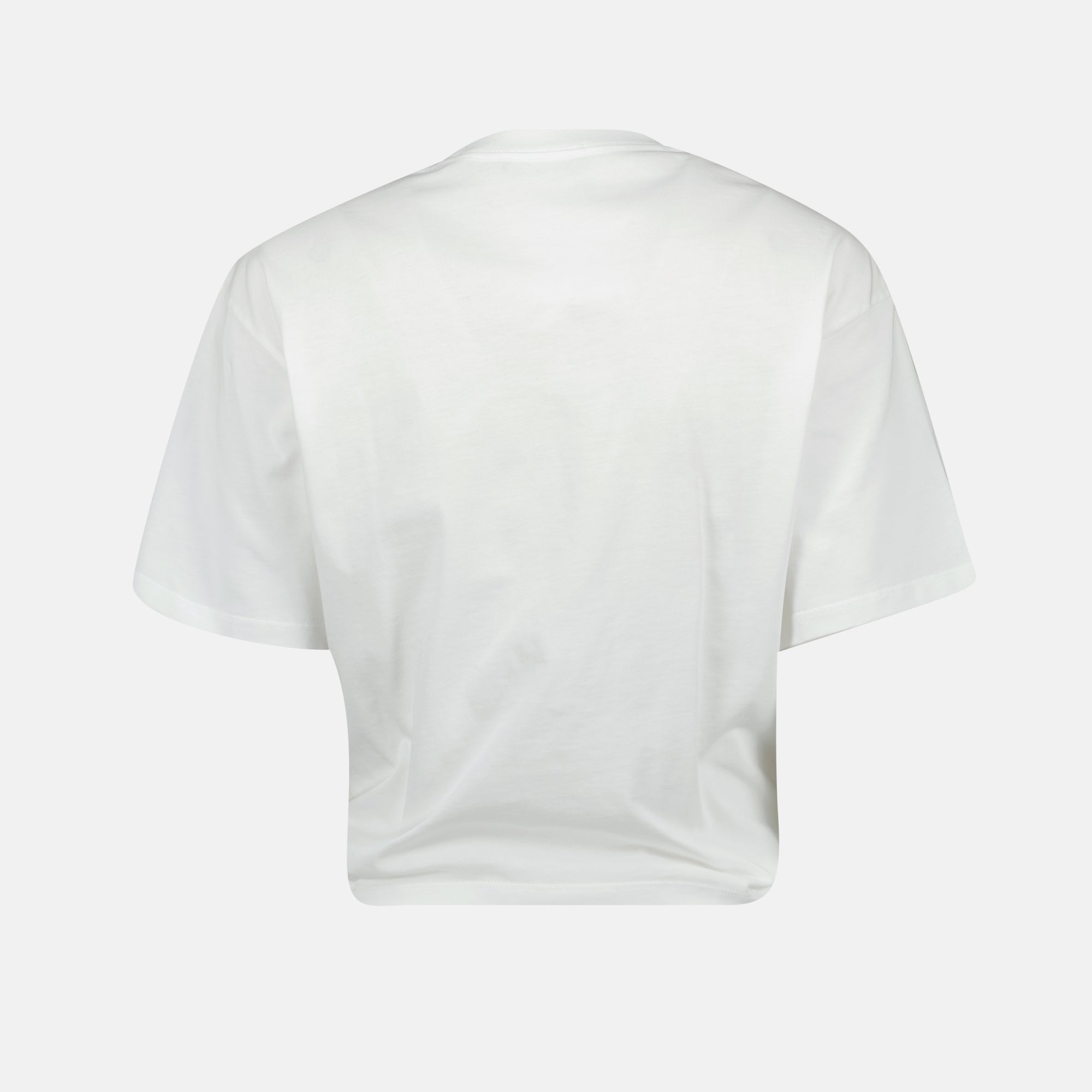 T-shirts T-shirt crop fraises Versace Blanc Femme