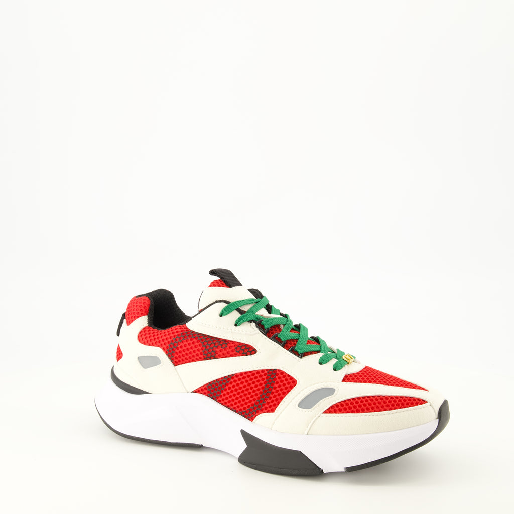 Baskets デミヴィー スニーカー（スエードとファブリック） Valentino Garavani Rouge Homme
