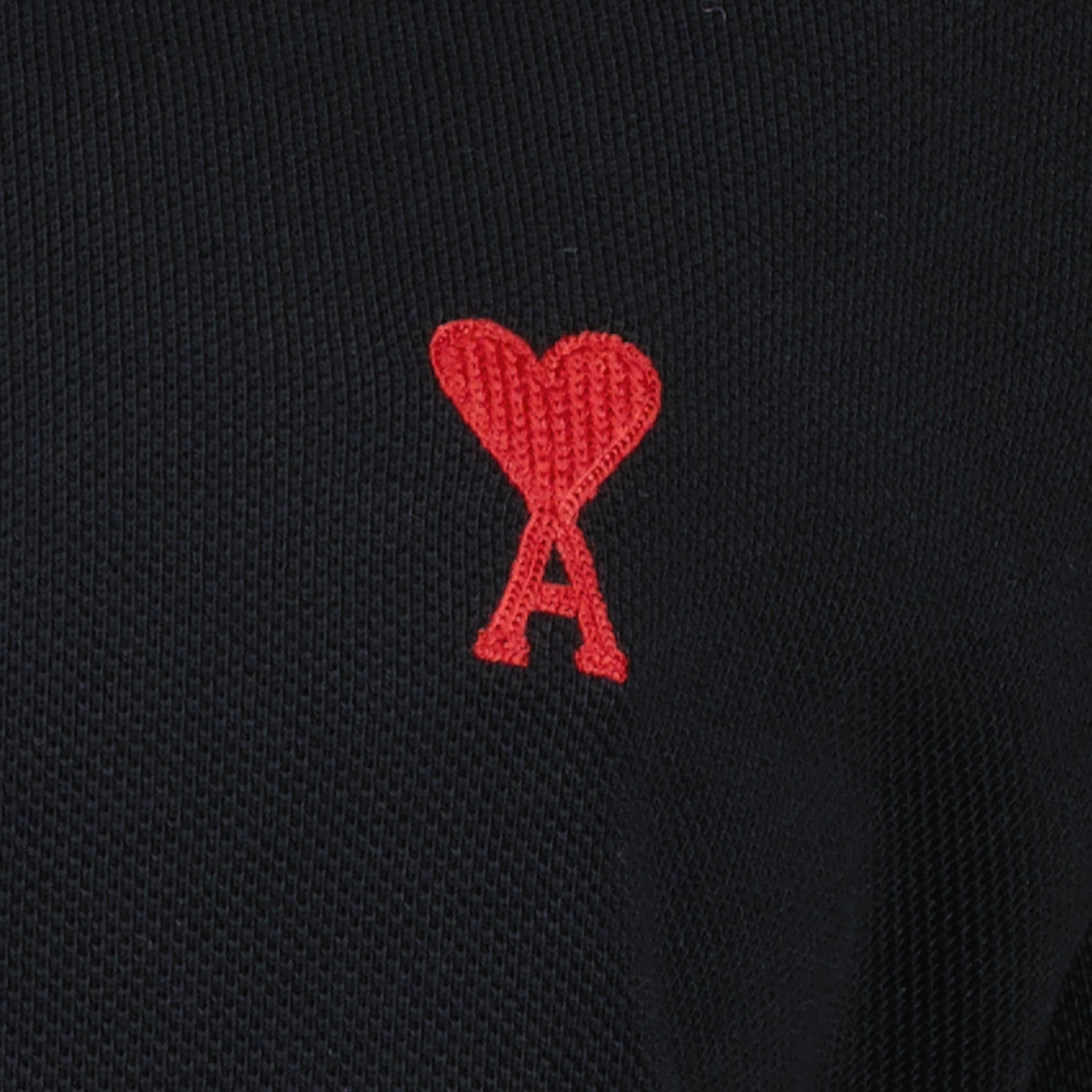 Poloshirts Ami de Coeur Polo Ami PARIS Schwarz Unisex