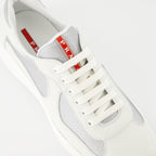 Baskets アメリカズカップスニーカー Prada Blanc Homme