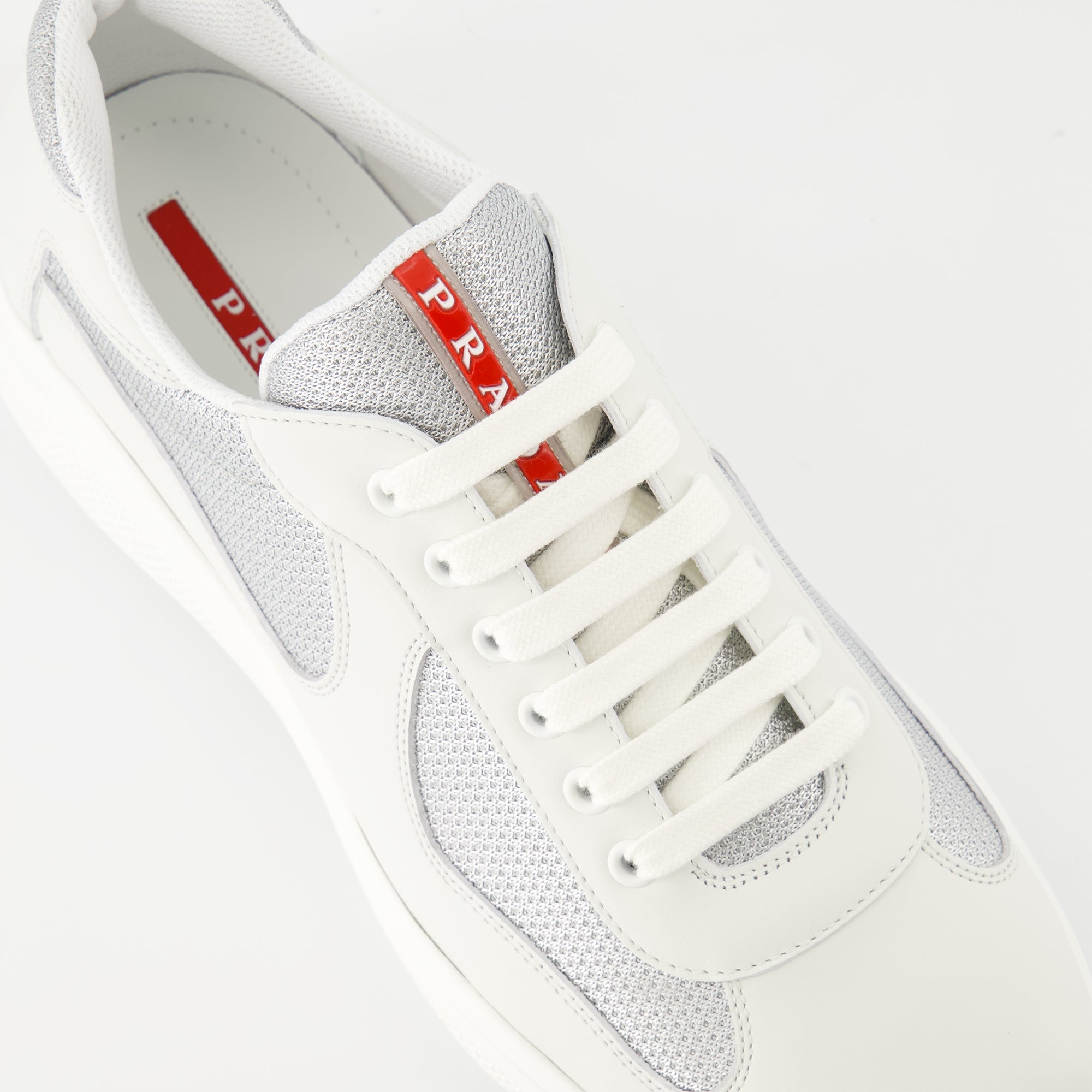 Baskets America's Cup Sneakers Prada Blanc Homme