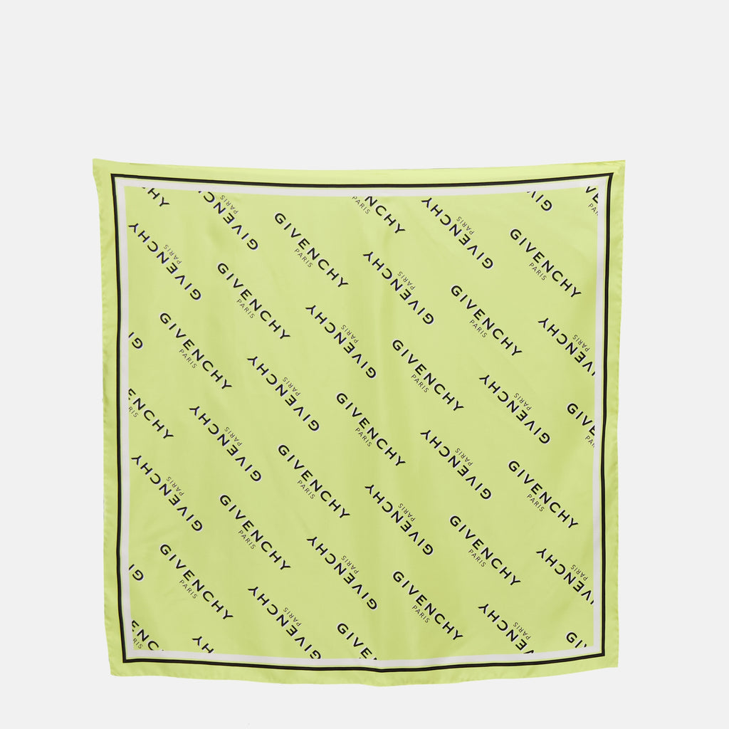 Image of the Givenchy Shadow silk square article from the Givenchy brand for Women - Fall-Winter season 2025 - Front view