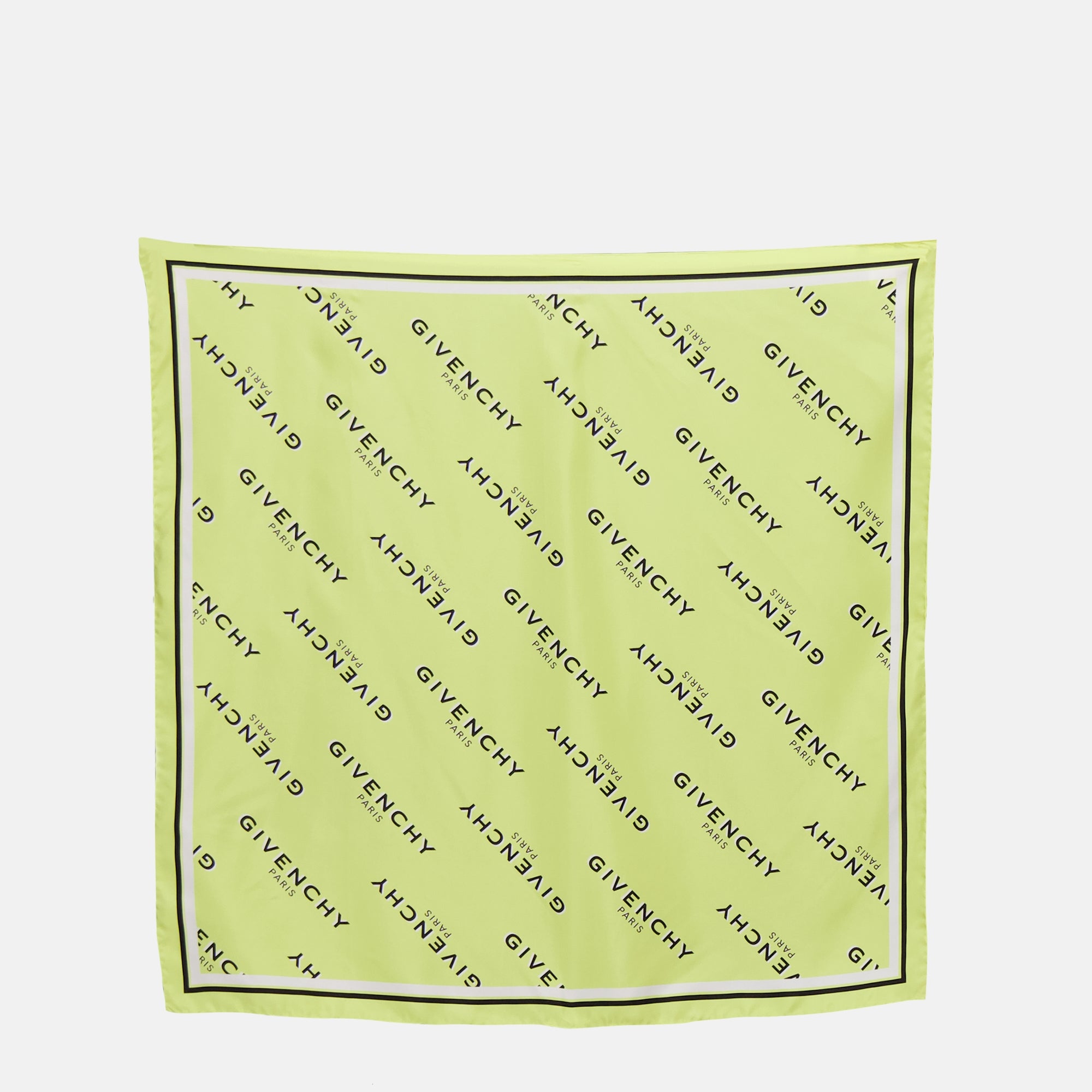 Image of the Givenchy Shadow silk square article from the Givenchy brand for Women - Fall-Winter season 2025 - Front view