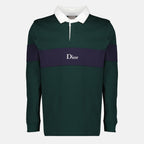 Polos Green Long Sleeve Polo Dior Vert Homme