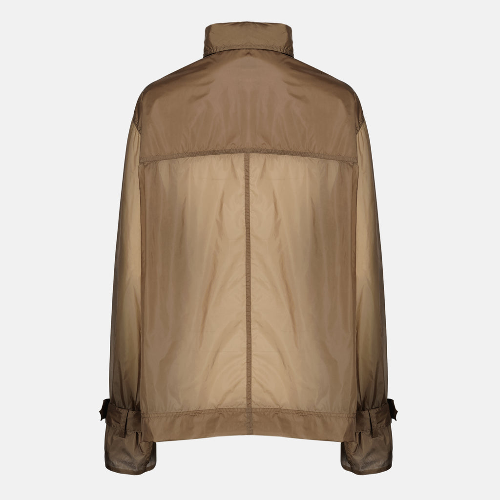 Manteaux Blusa in Nylon Marrone con Fiocco Saint Laurent Marron Femme