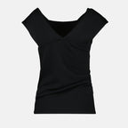 Tops Draped Top Josif Khaite Black Women