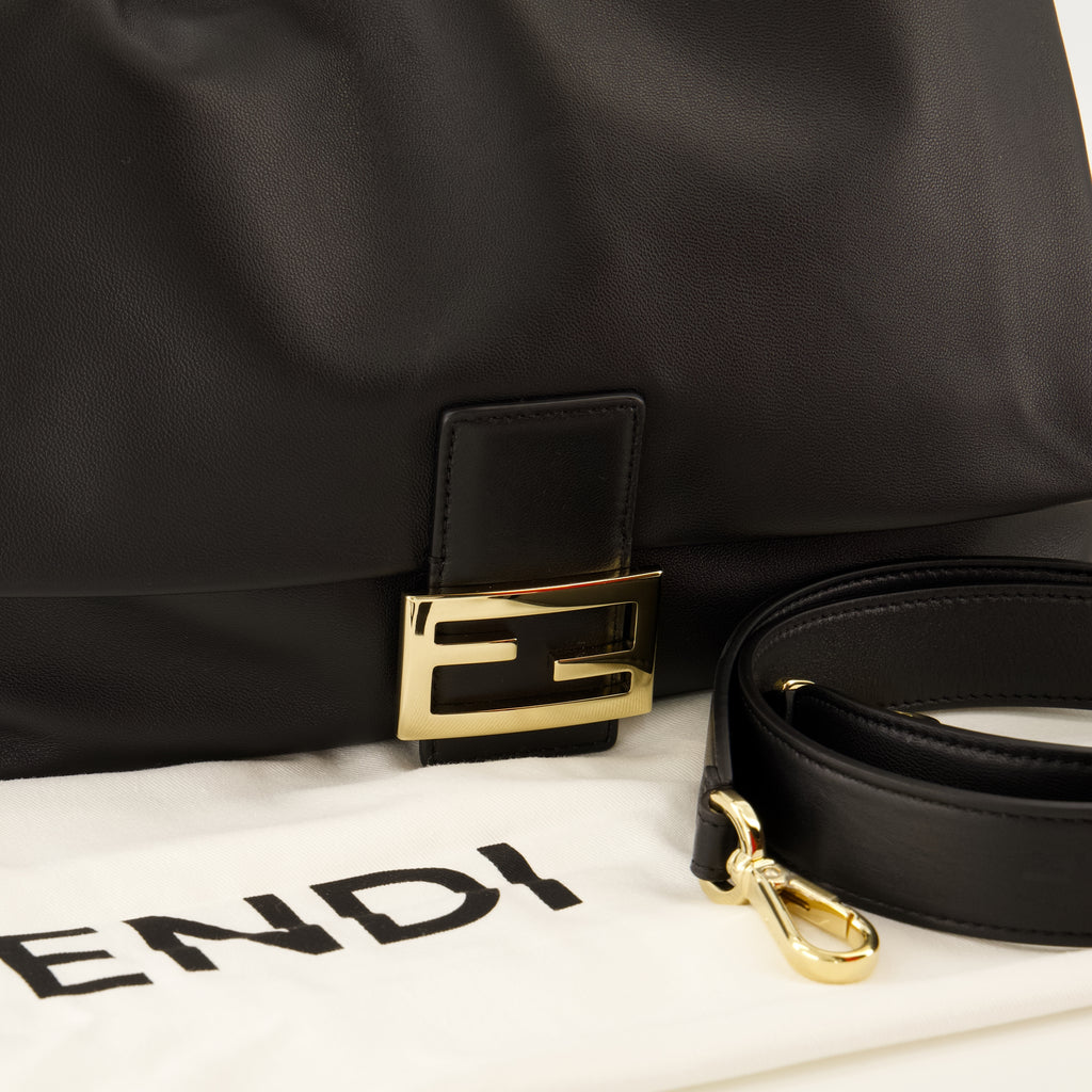 Sacs à main et épaule Mamma Baguette® Soft Schwarze Lederhandtasche Fendi Noir Femme